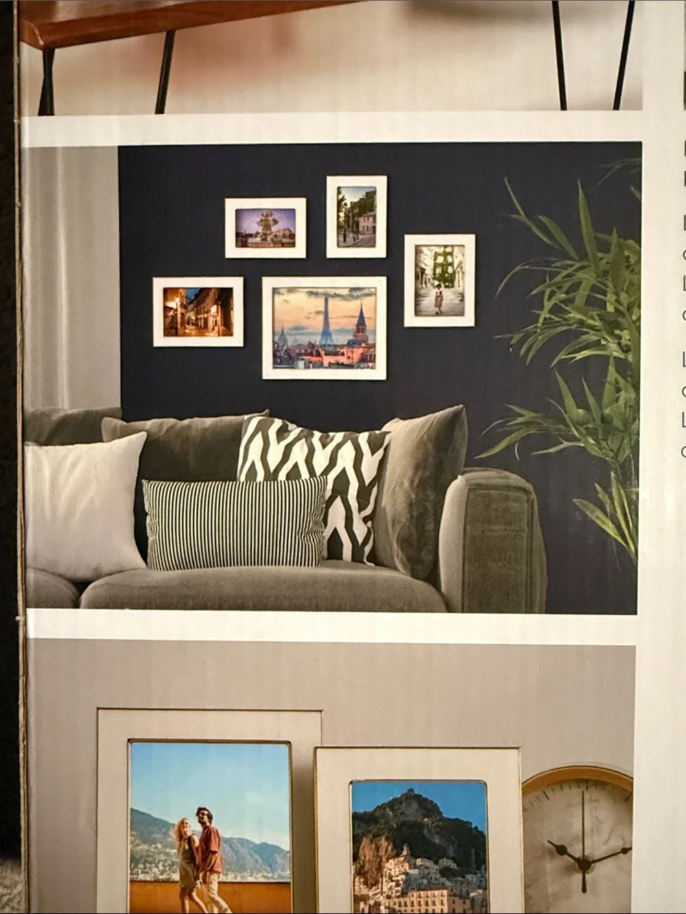 Mikasa White Enamel Picture Frame Set of 5